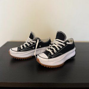 Converse Black Run Star Hike Low Top Sneakers
